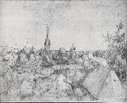 Albrecht Durer View of Heroldsberg oil on canvas
